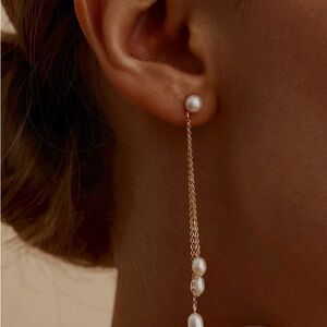 Elegant Pearl Drop Earrings